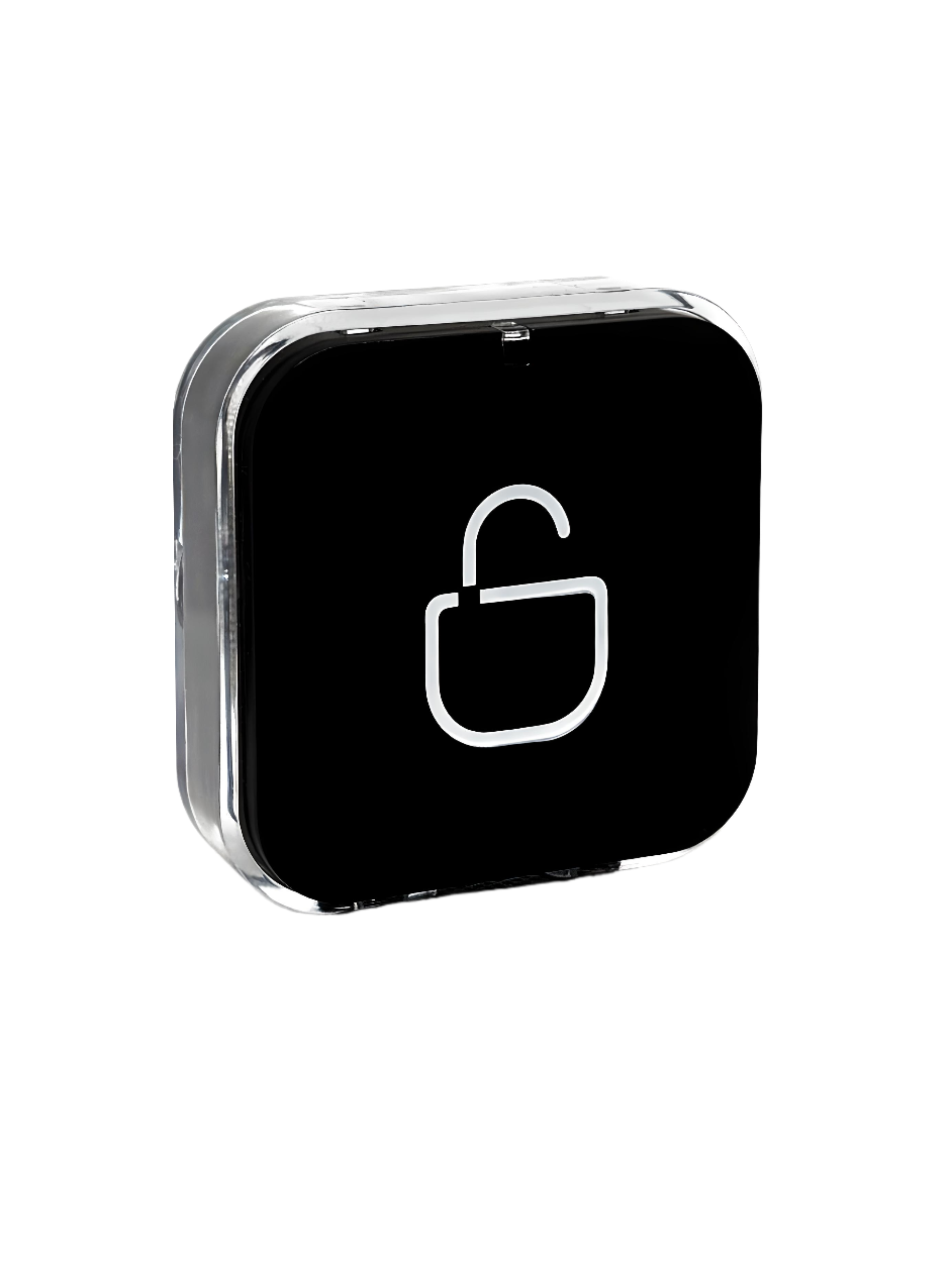 Exit button with backplate